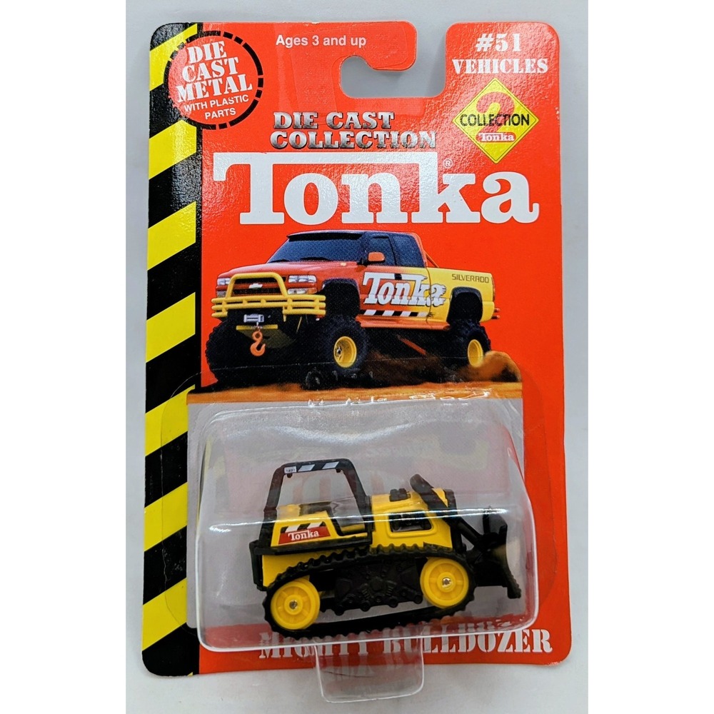 2000 Maisto Tonka Mighty Bulldozer #51 1:64 Scale Diecast